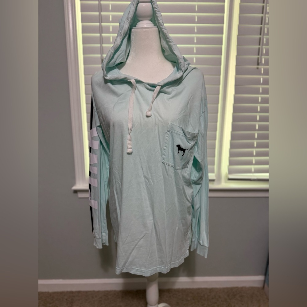 PINK Victoria's Secret Mint Green Hoodie
